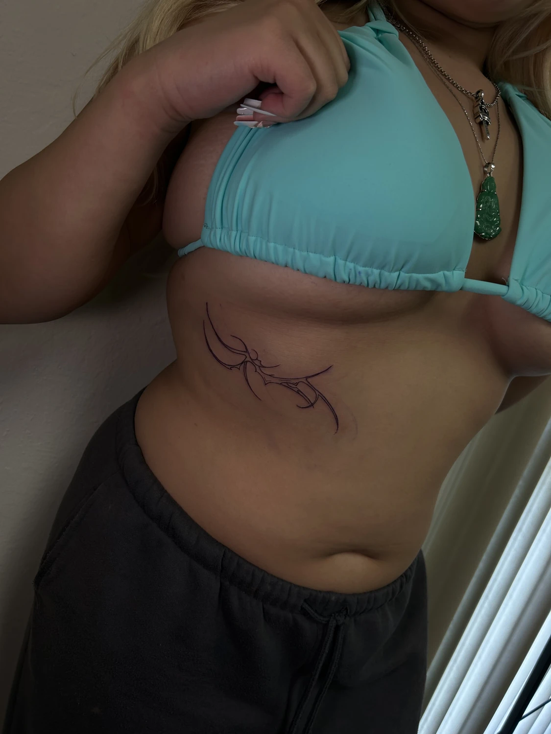 Cybersigilism sternum tattoo by Billy, San Jose CA